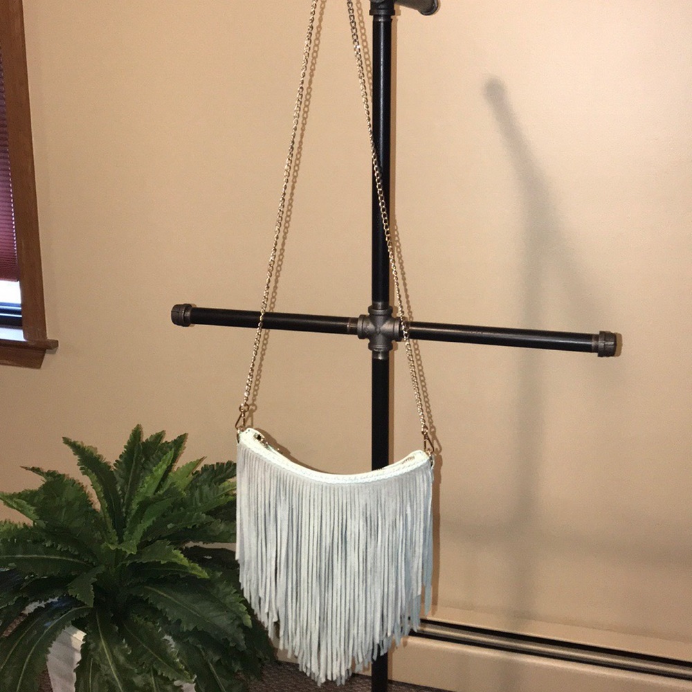 Street Level tassel purse in mint green